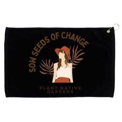 Roots Of Revolution: National Gardening Day Edition Gift Grommeted Golf Towel