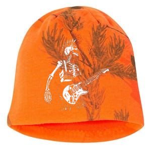 Rock On Rock Star Skeleton Playing Guitar Costume Kati - Camo Knit Beanie