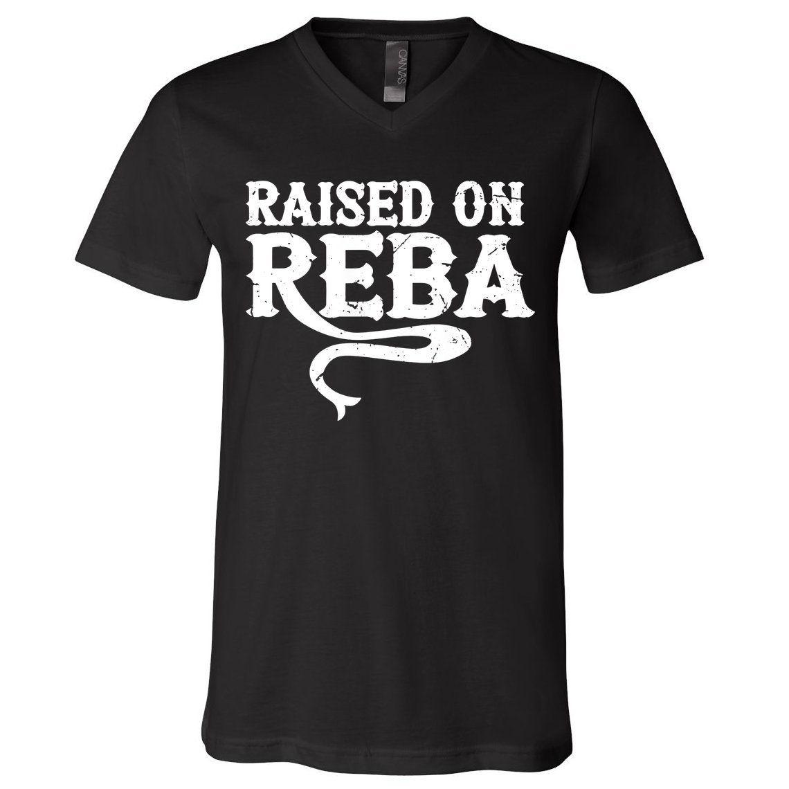 Raised On Reba Vintage V-Neck T-Shirt