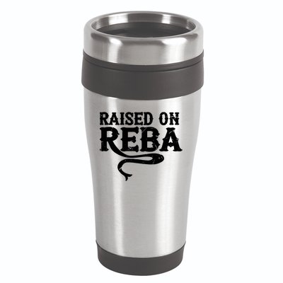Raised On Reba Vintage 16oz Travel Tumbler