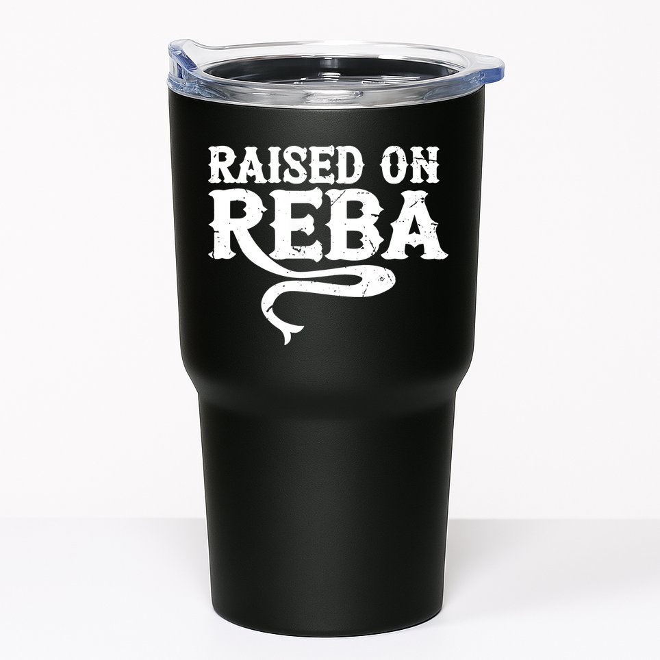 Raised On Reba Vintage Tumbler