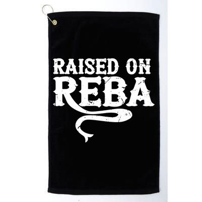 Raised On Reba Vintage Golf Towel