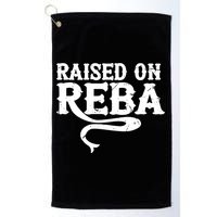 Raised On Reba Vintage Golf Towel