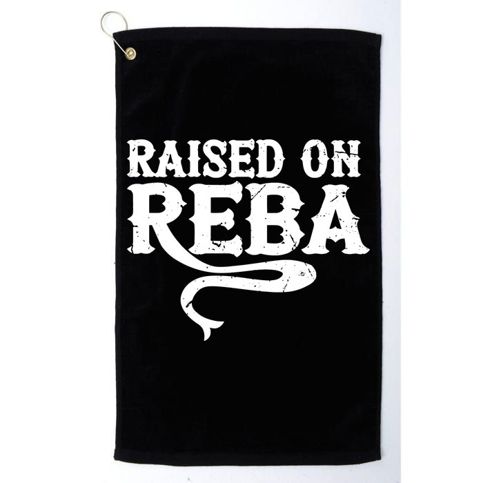 Raised On Reba Vintage Golf Towel
