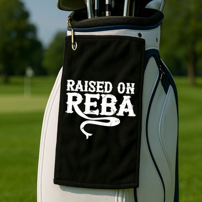 Raised On Reba Vintage Golf Towel