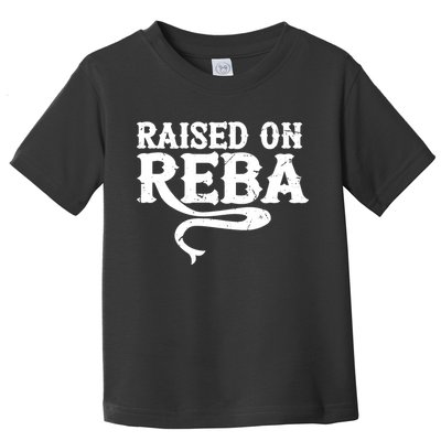 Raised On Reba Vintage Toddler T-Shirt