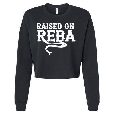 Raised On Reba Vintage Cropped Pullover Crew