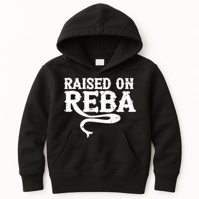 Raised On Reba Vintage Kids Hoodie