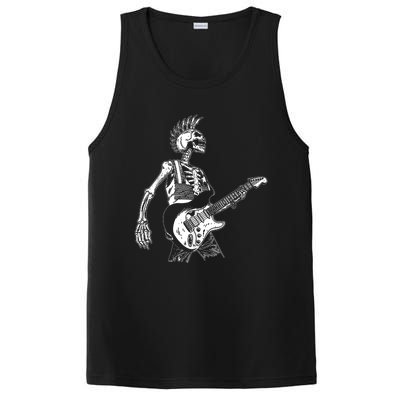 Rock On Rock Star Skeleton Playing Guitar Costume Halloween PosiCharge Competitor Tank