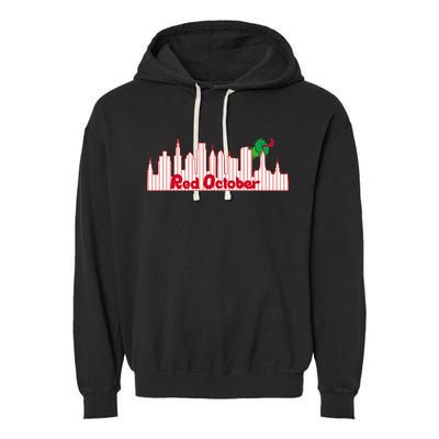 Red October Garment-Dyed Fleece Hoodie