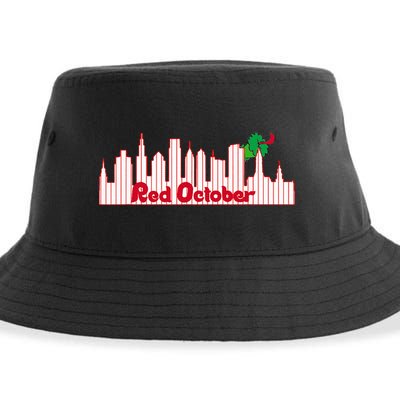 Red October Sustainable Bucket Hat