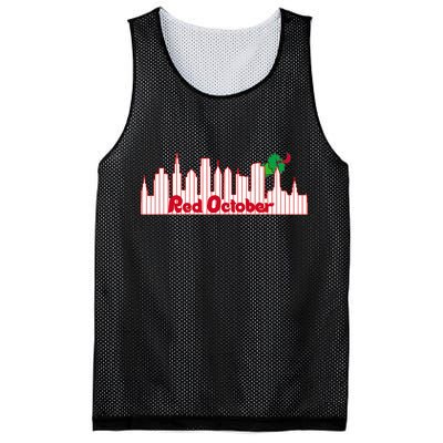 Red October Mesh Reversible Basketball Jersey Tank