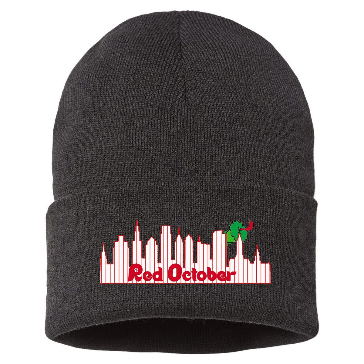 Red October Sustainable Knit Beanie