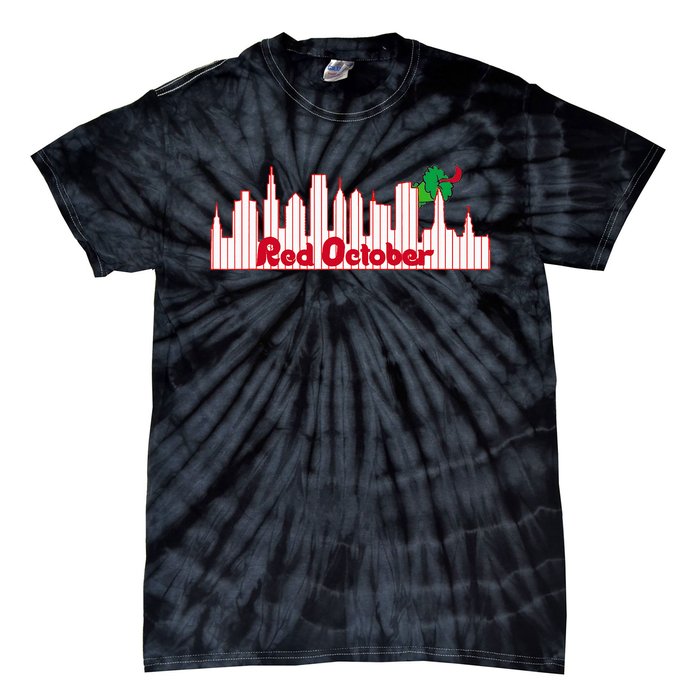 Red October Tie-Dye T-Shirt