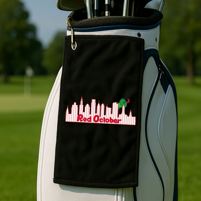 Red October Golf Towel