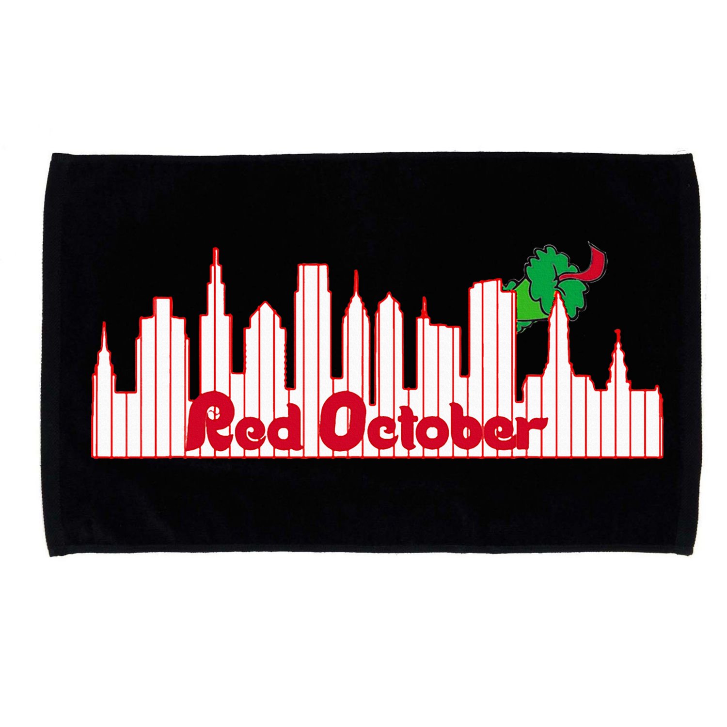 Red October Microfiber Hand Towel