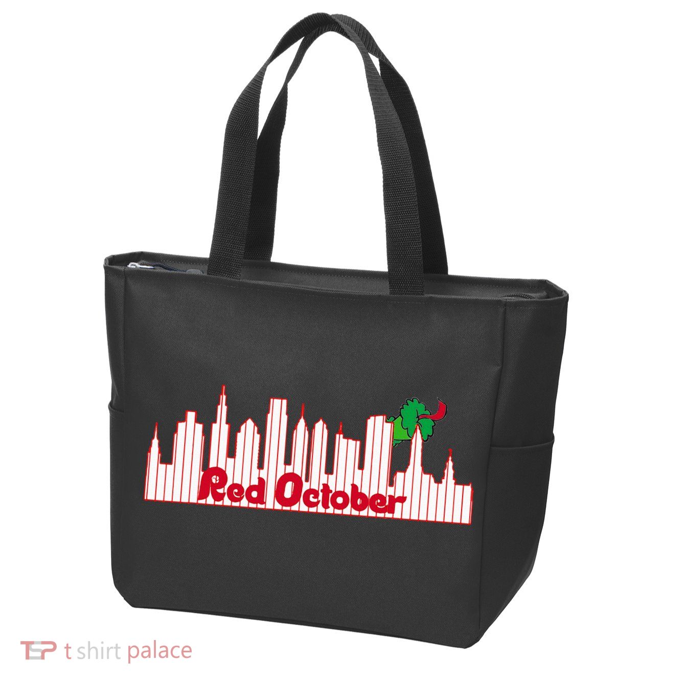 Red October Zip Tote Bag
