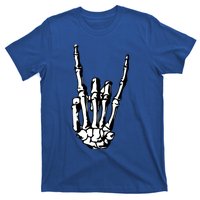 Rock On Rock Star Skeleton Hands Rocker Funny Halloween Gift T-Shirt