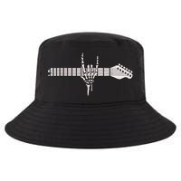 Rock On Rock Star Guitar Skeleton Hand Cool Comfort Performance Bucket Hat