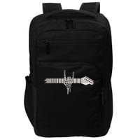 Rock On Rock Star Guitar Skeleton Hand Impact Tech Backpack