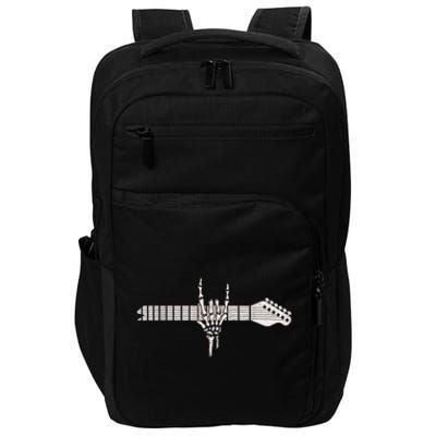 Rock On Rock Star Guitar Skeleton Hand Impact Tech Backpack