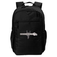 Rock On Rock Star Guitar Skeleton Hand Daily Commute Backpack