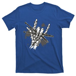 Rock On Rock Star Skeleton Hands Rocker Funny Halloween Gift T-Shirt