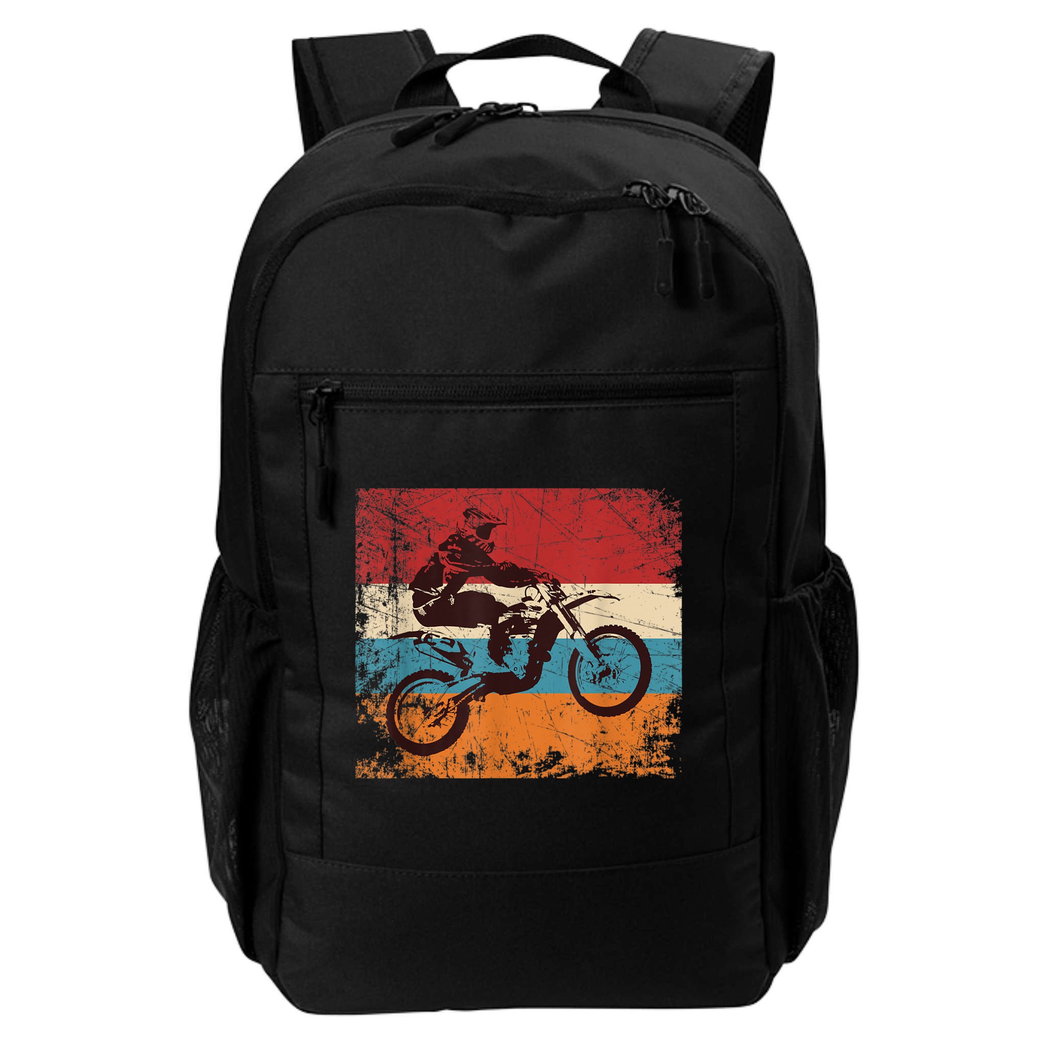 Retro Off Road Motorcycle Motocross Enduro Backpack