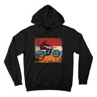 Retro Off Road Motorcycle Motocross Enduro Tall Hoodie