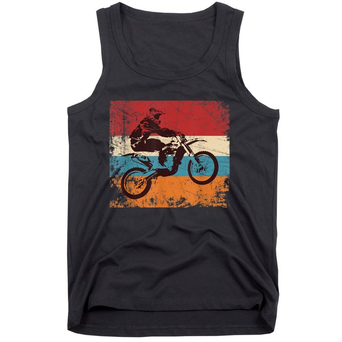 Retro Off Road Motorcycle Motocross Enduro Tank Top