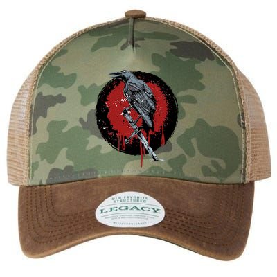 Raven On Sword Legacy Tie Dye Trucker Hat