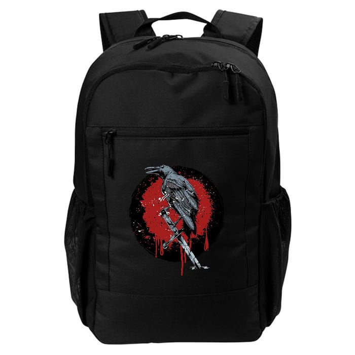 Raven On Sword Backpack