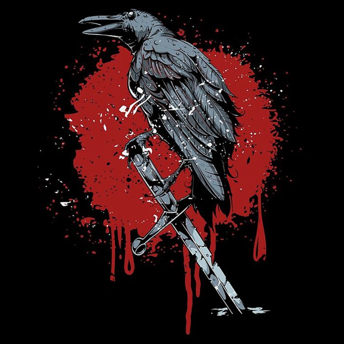 Raven On Sword Backpack