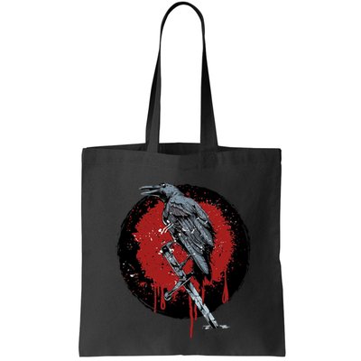 Raven On Sword Bag