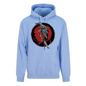 Raven On Sword Unisex Surf Hoodie