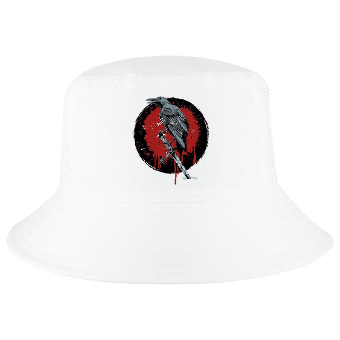 Raven On Sword Cool Comfort Performance Bucket Hat