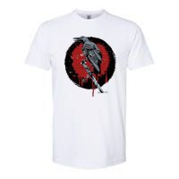 Raven On Sword Softstyle CVC T-Shirt