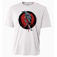 Raven On Sword Cooling Performance Crew T-Shirt