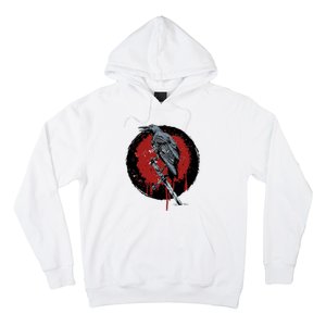 Raven On Sword Hoodie