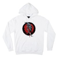 Raven On Sword Hoodie