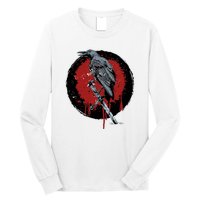 Raven On Sword Long Sleeve Shirt