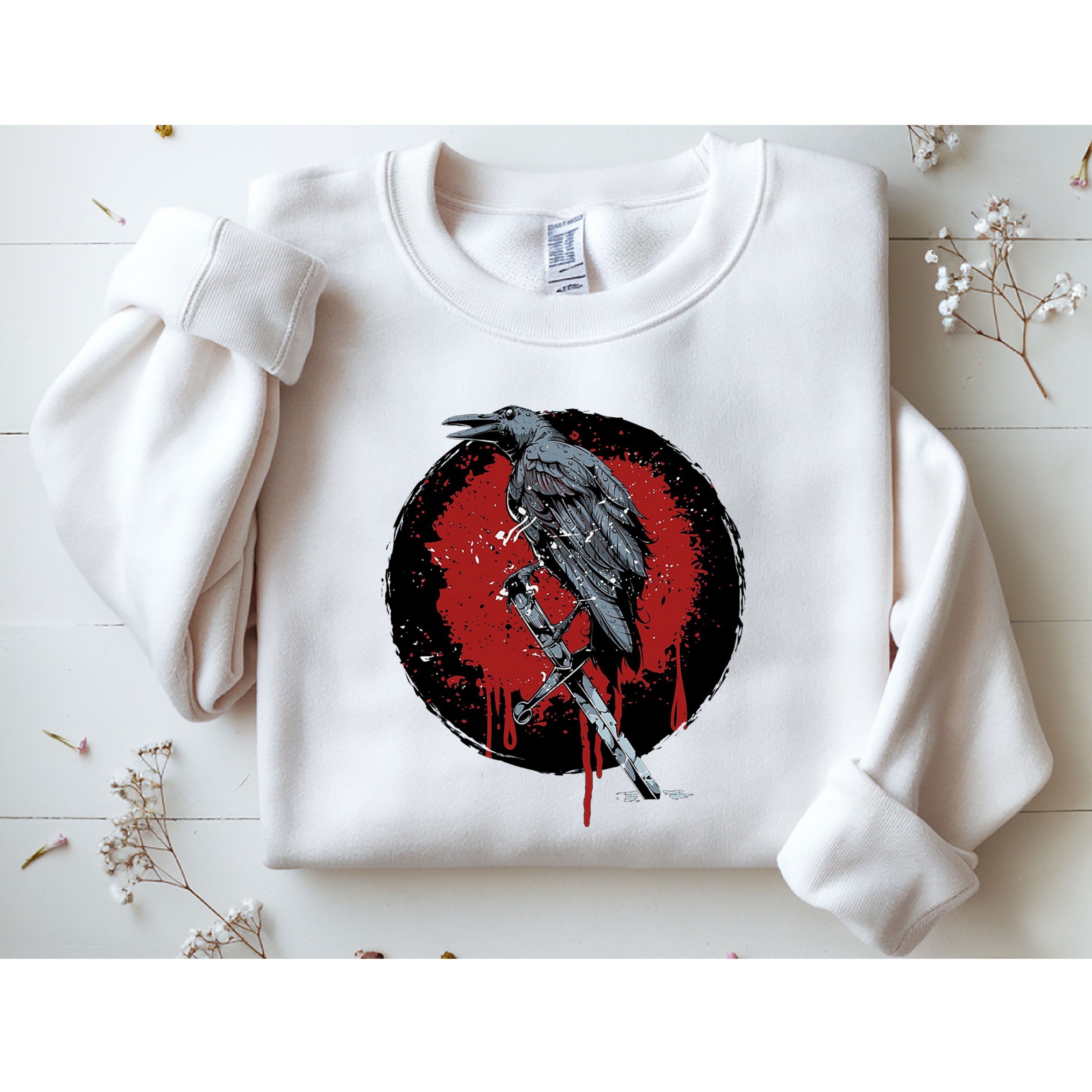 Raven On Sword Sweatshirt
