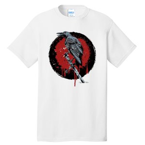 Raven On Sword Tall T-Shirt