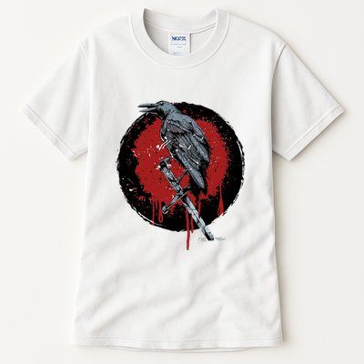 Raven On Sword Tall T-Shirt