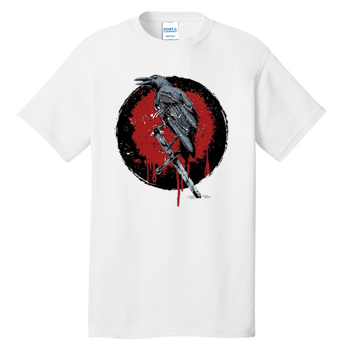 Raven On Sword Tall T-Shirt