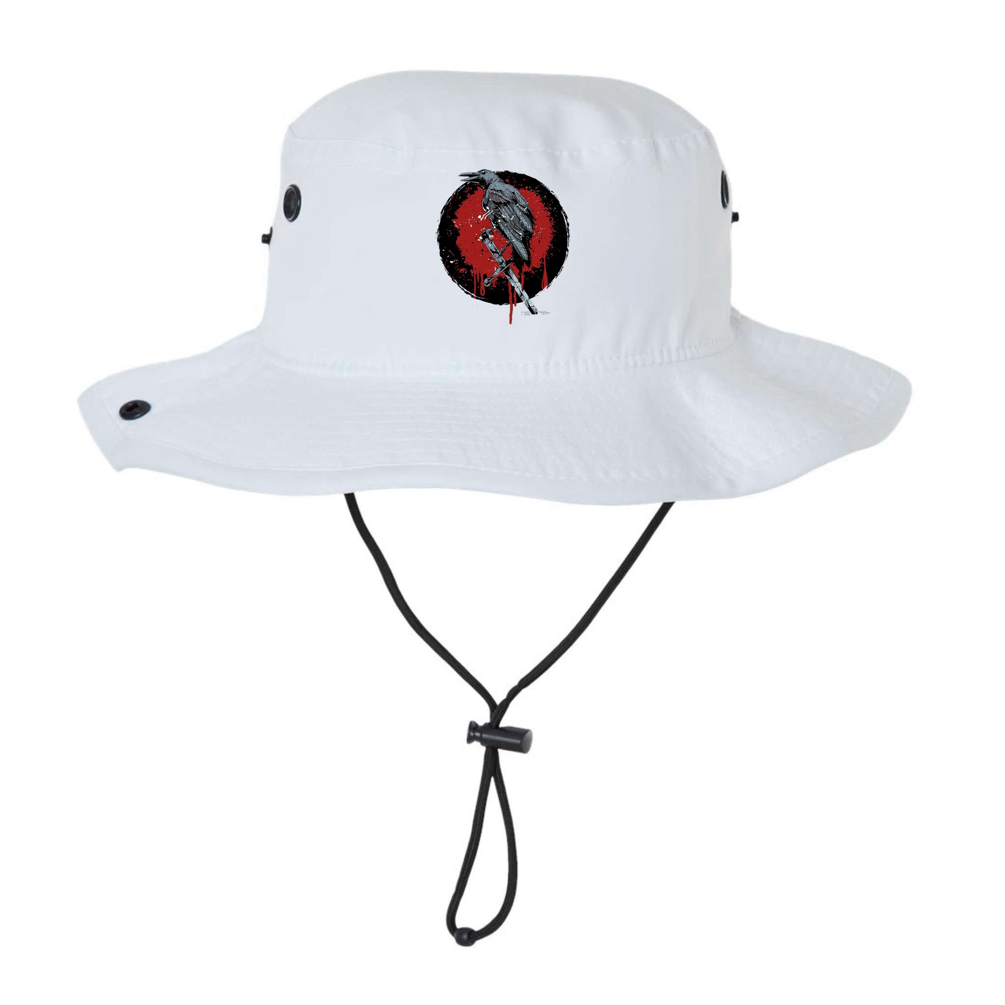 Raven On Sword Bucket Hat