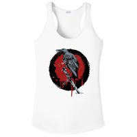 Raven On Sword Ladies PosiCharge Competitor Racerback Tank