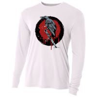 Raven On Sword Cooling Performance Long Sleeve Crew