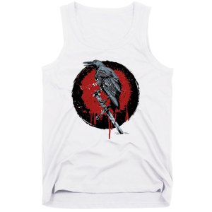 Raven On Sword Tank Top