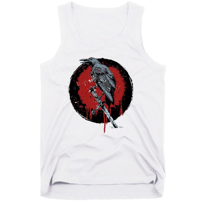 Raven On Sword Tank Top